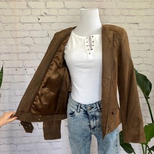 Bradley Bayou Suede Motto Jacket